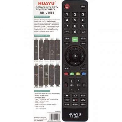Универсальный пульт  DAEWOO RM-L1553 (HUAYU) 