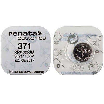 Renata 371 SR920SW AG06 (Блистер 1 шт.)