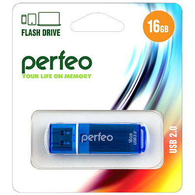 Perfeo 16Gb C13 Blue