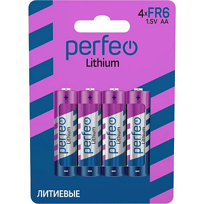 Perfeo FR6 Lithium (Блистер 4 шт.)