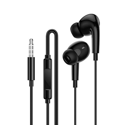 Наушники внутриканальные BOROFONE BM100 Pro с микрофоном, черный