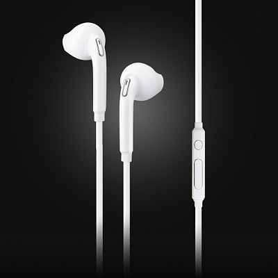 Наушники внутриканальные Smartbuy S6 с микрофоном, белый, цветной пакет