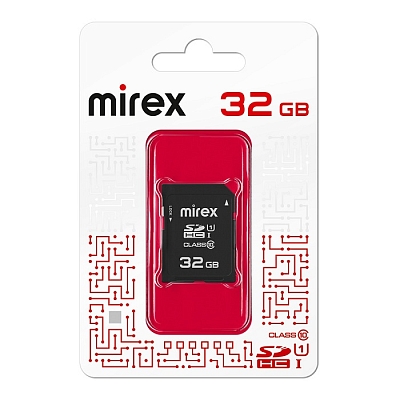 Карта памяти SDHС Mirex 32Gb (Class 10, UHS-I)