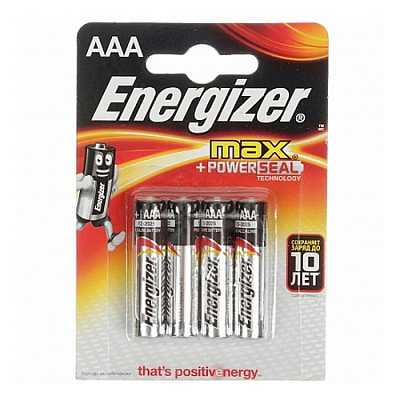 Energizer LR03 Max (Блистер 4 шт.)