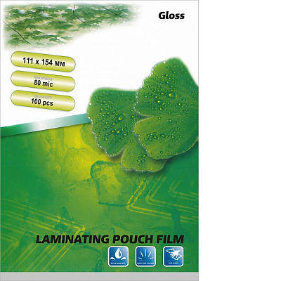 Пленка для ламинирования А6 80 микрон 100 листов, LF