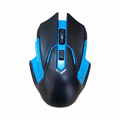 Беспроводная мышь WL 333 USB, 6 кнопок, черно-синий