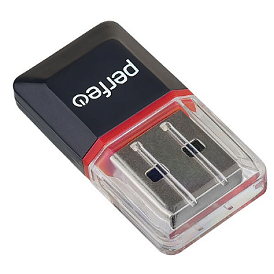 Картридер (microSD) Perfeo, черный