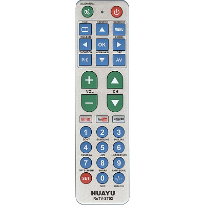 Универсальный пульт HUAYU RUTV-ST02