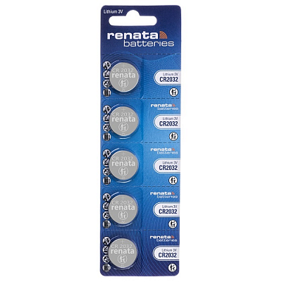 Renata CR2032 Lithium (Блистер 5 шт.)