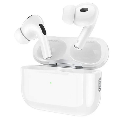 Bluetooth наушники hoco TWS EW93 с микрофоном, белый. Кейс 300мАч