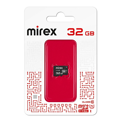 Карта памяти microSD Mirex 32Gb HC (Class 10, UHS-I) 