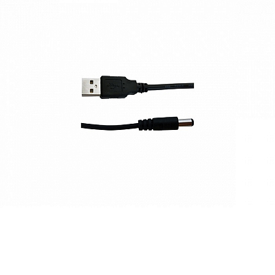 Кабель USB штекер - DC 2.1x5.5 штекер SELENGA, черный, 1.5м