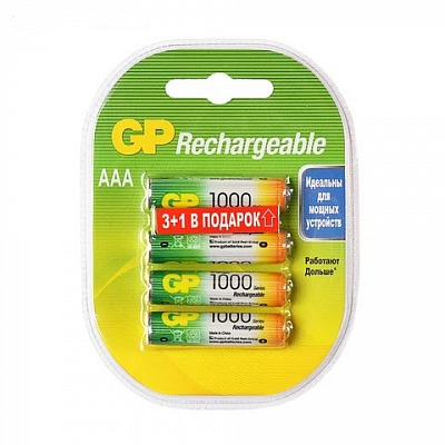 GP AAA 1000 (Блистер 4 шт.)