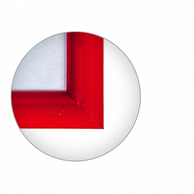 Фоторамка 30х45 пластиковая Зебра 514 Красный