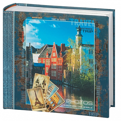 Фотоальбом Image Art, 10х15, 300 фото, Путешествие (книжный переплет)