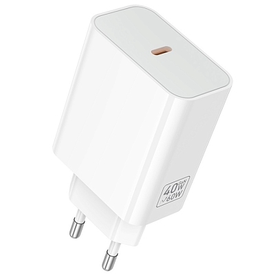 PD40 hoco C162A, 40W, пиковая 60W, 3A, белый
