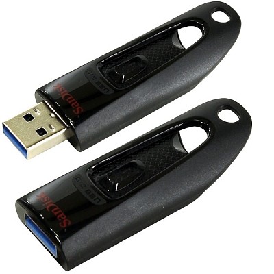 USB 3.0 SanDisk 64Gb Ultra U46 Black
