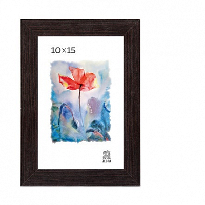 Фоторамка 10х15 МДФ Зебра 205 Венге
