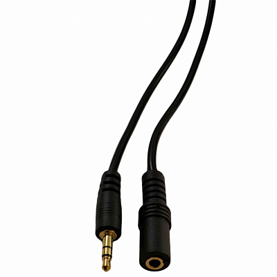 Удлиннитель для наушников 3м Smartbuy, черный