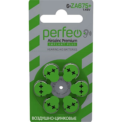 Perfeo ZA675 Premium Implant+ (Блистер 6 шт.)