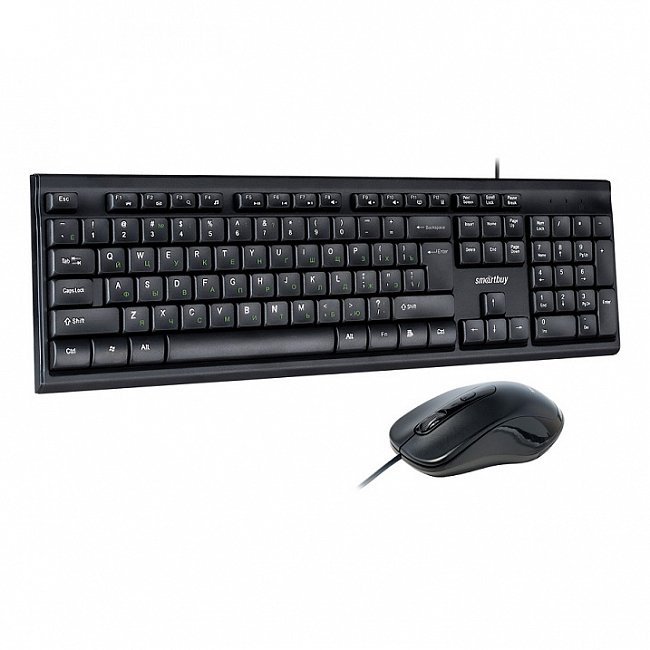 Набор Клавиатура + мышь Smartbuy ONE 114282, USB, черная  
