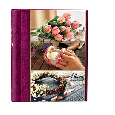 Фотоальбом магнитный Image Art, 23х28, 20 листов, Цветы