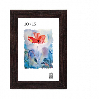 Фоторамка 10х15 МДФ Зебра 105 Венге