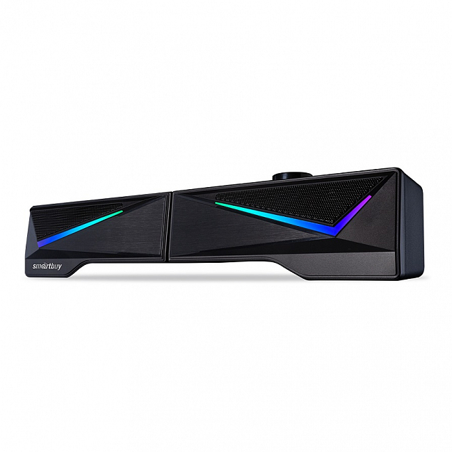 Колонки 2.0 Smartbuy KOGG 2x3Вт, Bluetooth, USB, черный, RGB-подсветка