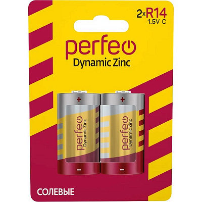 Perfeo R14 Dynamic Zinc (Блистер 2 шт.)