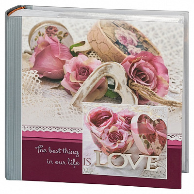 Фотоальбом Image Art, 10х15, 300 фото, Цветы (книжный переплет)