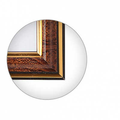 Фоторамка 25х25 пластиковая Зебра 301 Коричневый