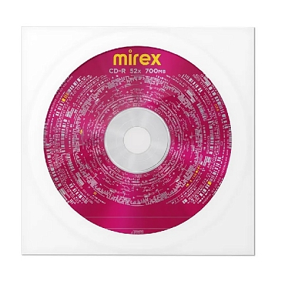 CD-R Mirex BRAND 700Mb 52x (Бумажный конверт)