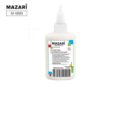 Клей ПВА MAZARI универсальный, с дозатором,  85 грамм