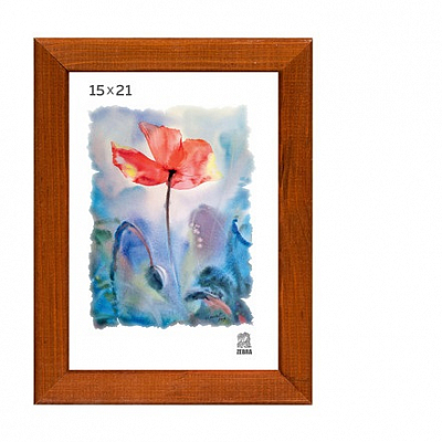 Фоторамка 15х21 деревянная Зебра 2501 Мокко