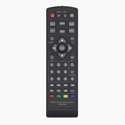 Универсальный пульт HUAYU DVB-T2+2 ver.2025 (для приставок DVB-T2 и IP TV) HOD1787 