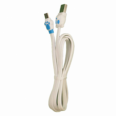 Smile "Панда" USB вилка - Type-C вилка, белый, 1м