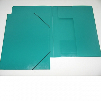 Папка на резинке A4 Attomex 450мкм, зеленый