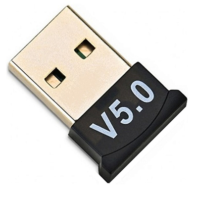 Адаптер Bluetooth, V5.0, черный