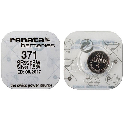 Renata 371 SR920SW AG06 (Блистер 1 шт.)