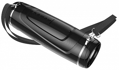 BOROFONE BR7, Bluetooth/microSD/USB/FM, 5Вт, с фонарем, черный