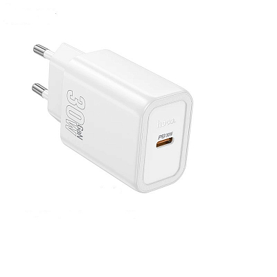 Универсальное сетевое з/у PD hoco N62, 30W, 3A, белый 