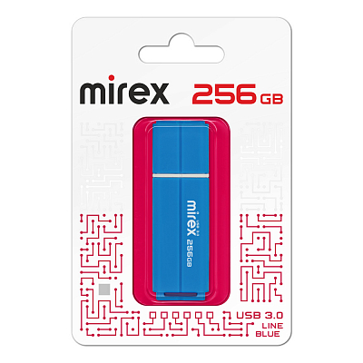 USB 3.0 Mirex 256Gb LINE BLUE