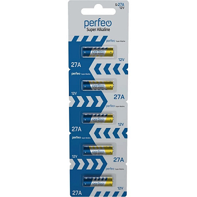 Perfeo 27A Super Alkaline (Блистер 5 шт.)