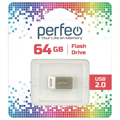 Perfeo 64Gb M05 Metal Series