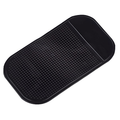 Коврик-держатель в авто GoPower 137х77мм, силикон, черный