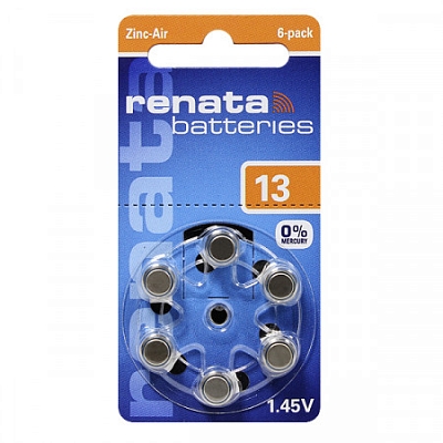 Renata ZA13 (Блистер 6 шт.) (10)