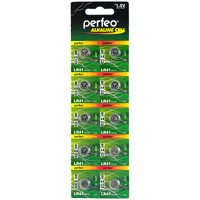 Perfeo AG03 / LR41 / L736 / 392 Alkaline Cell (Блистер 10 шт.)