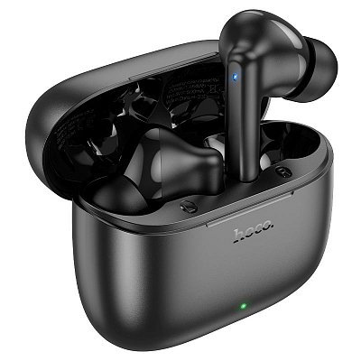 Bluetooth наушники внутриканальные hoco TWS EQ2 с микрофоном, черный. Кейс 320мАч
