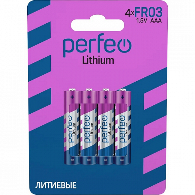 Perfeo FR03 Lithium (Блистер 4 шт.)