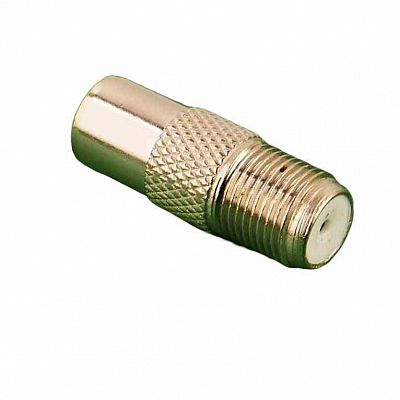 Переходник TV штекер - F гнездо Rexant